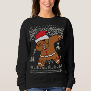 Gingerbread Man Ugly Christmas Sweater Gingerdab D
