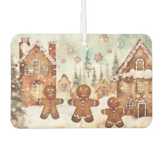 Gingerbread Man Village Car Air Freshener