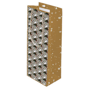 Gingerbread Man Wine Gift Bag