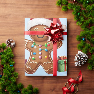 Gingerbread Man Wrapping Paper