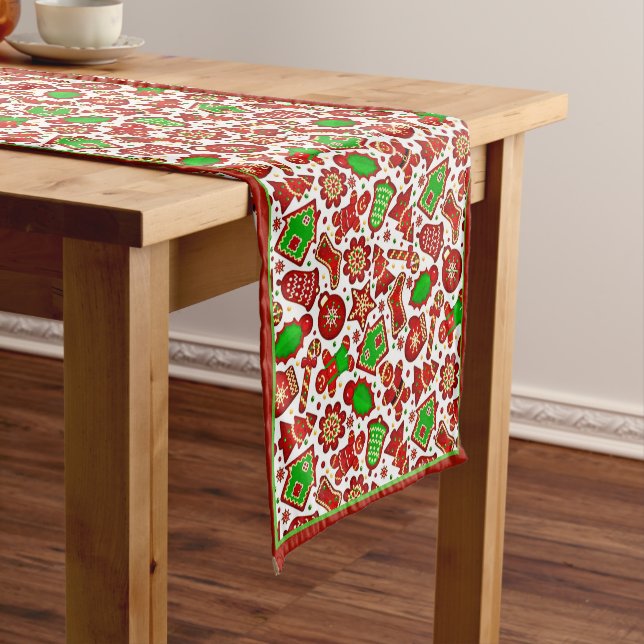Gingerbread  medium table runner (In Situ)