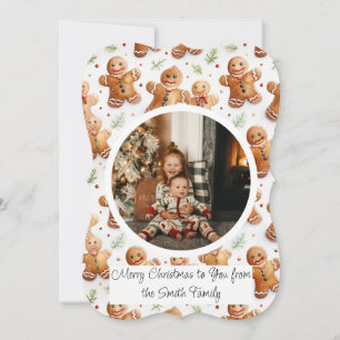 Gingerbread Men Christmas Card