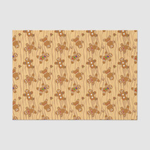 Gingerbread Men Medley Tissue Paper