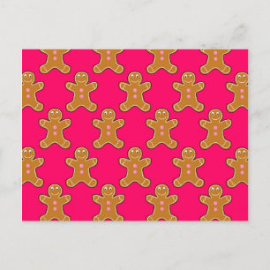 Gingerbread Men Postcard