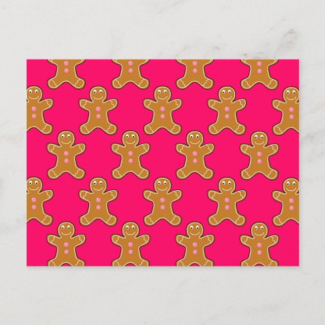 Gingerbread Men Postcard (Front)
