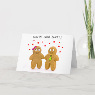 gingerbread men valentines card
