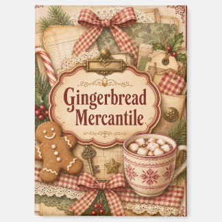 Gingerbread Mercantile Kitchen Magnet