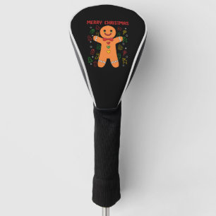 Gingerbread Merry Christmas For Women Golf Head Cover