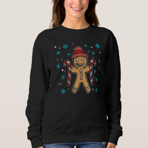 Gingerbread Merry Christmas Xmas Party Sweatshirt