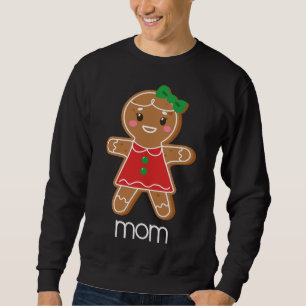 Gingerbread Mum Christmas Matching Pyjamas for Fam Sweatshirt