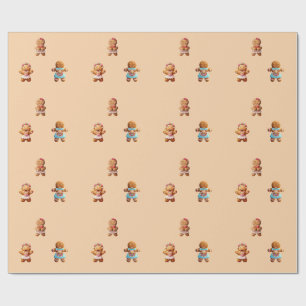 Gingerbread Mum Cute Wrapping Paper