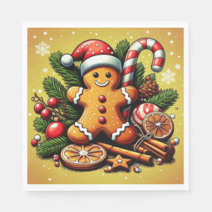 Gingerbread napkins! napkin