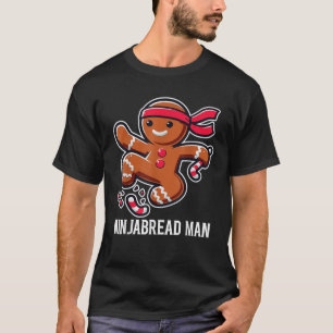 Gingerbread Ninjabread Man Funny Cute Groovy Chris T-Shirt