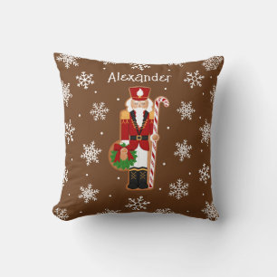 Gingerbread Nutcracker Soldier Cushion