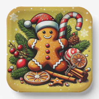 Gingerbread paper plate! paper plate