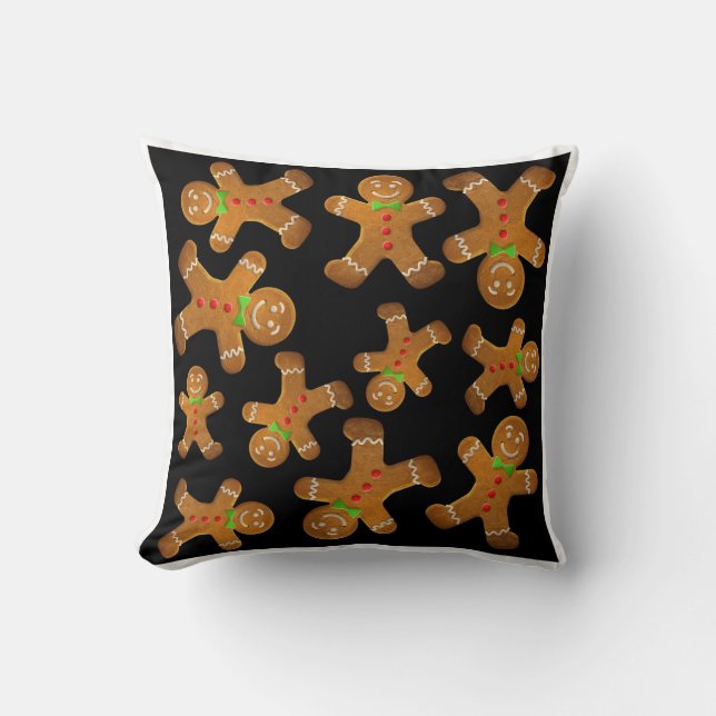 Gingerbread pattern cushion (Front)