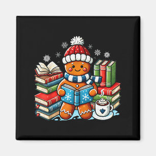 Gingerbread Reading Teacher Bookish Library Kids U Magnet