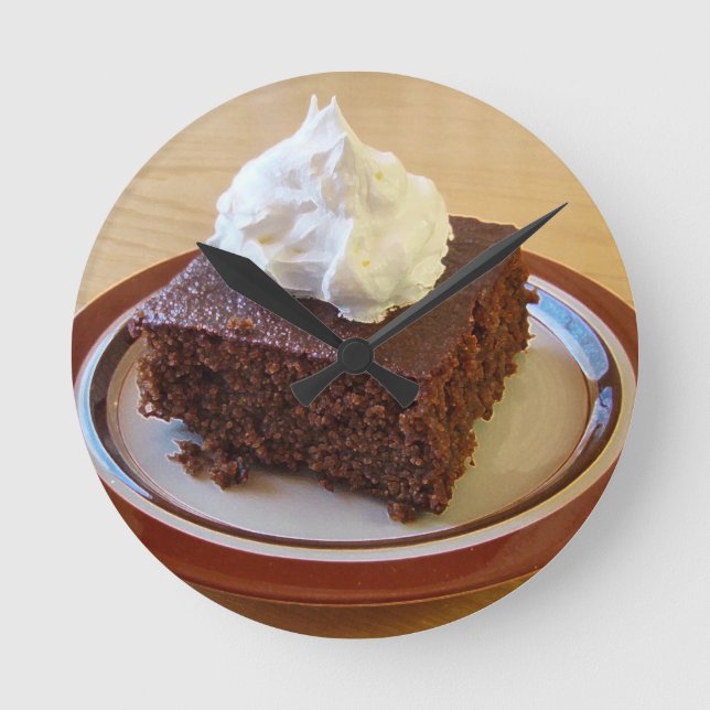 GINGERBREAD ROUND CLOCK (Front)
