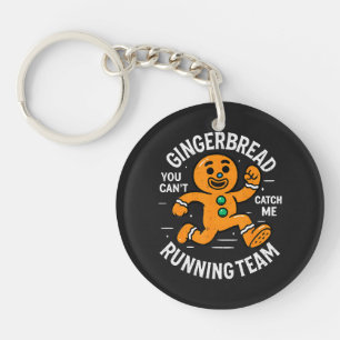 Gingerbread Running Team Key Ring