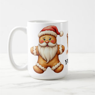 Gingerbread Santa Girl Hot Chocolate Mug