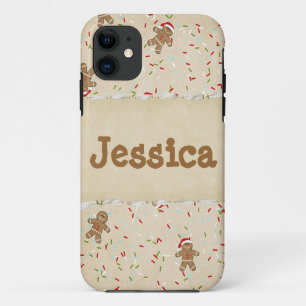 Gingerbread santa iphone 5 cover