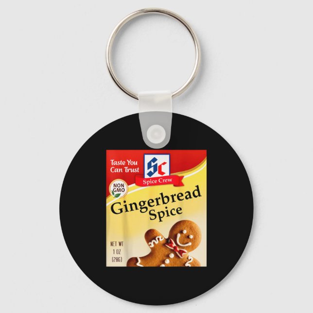 Gingerbread Sce Condiment Sce Costumes Group Match Key Ring (Front)