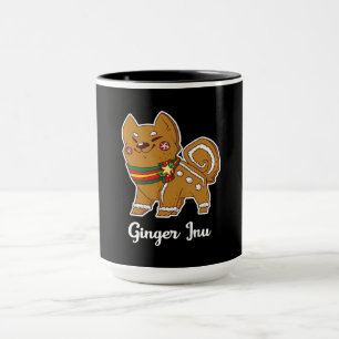 Gingerbread shiba inu Dog gift for christmas Mug