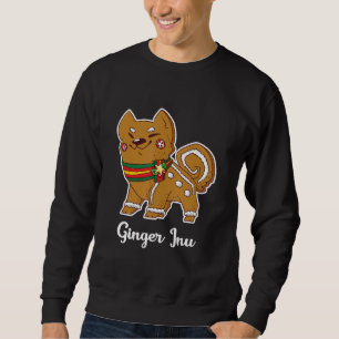 Gingerbread shiba inu   Dog gift for christmas Sweatshirt