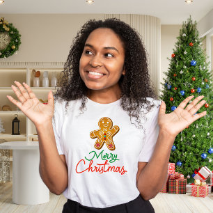Gingerbread Shirt   Merry Christmas T-Shirt