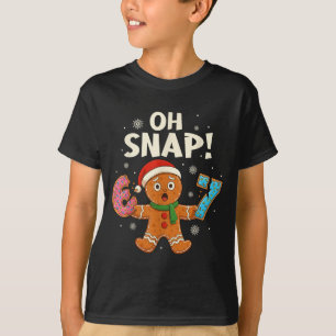 Gingerbread Six Seven 67 Bruh 6 7 Christmas Girl B T-Shirt
