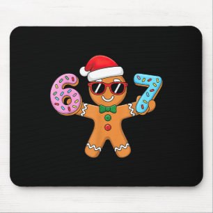 Gingerbread Six Seven 67 Ice Cream Drip Christmas Mouse Pad