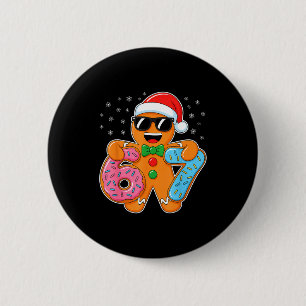 Gingerbread Six Seven 67 Meme 6 7 Funny Christmas 6 Cm Round Badge