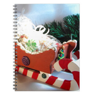 Gingerbread Sleigh I Notebook
