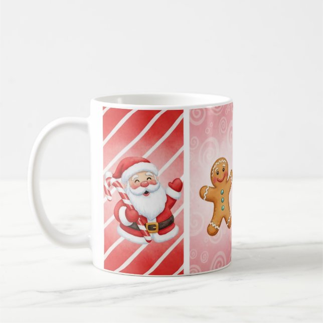 Gingerbread & Snow Globe Mug (Left)