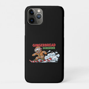 Gingerbread Snowboarder iPhone 11 Pro Case