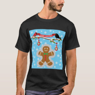 Gingerbread, Snowflakes and Birds T-Shirt