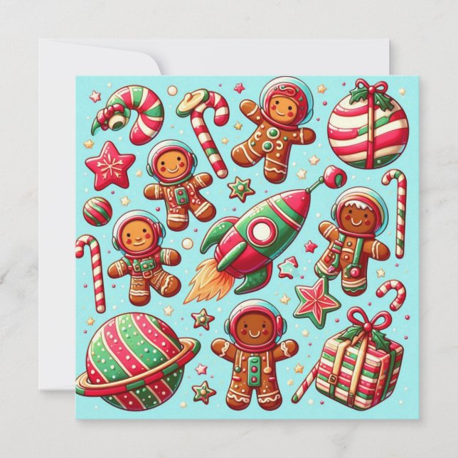 Gingerbread spaceship christmas (Front)