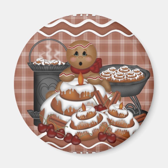 Gingerbread Spice Magnet (Front)