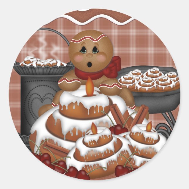Gingerbread Spice Sticker (Front)