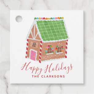 Gingerbread Street Holiday Favour Tags