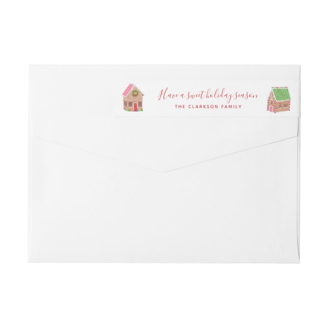 Gingerbread Street Wrap Around Label (Back)