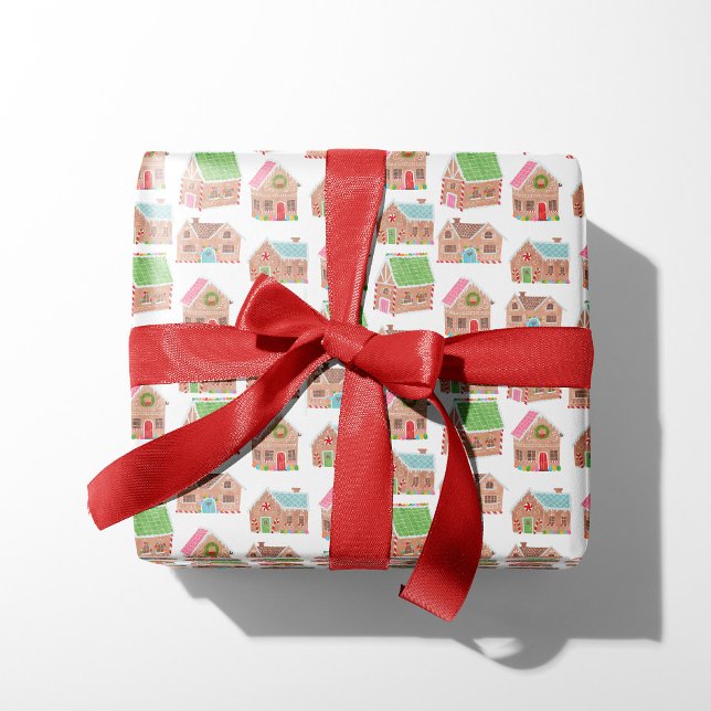 Gingerbread Street Wrapping Paper (Creator Uploaded)