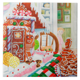GINGERBREAD SURPRISE 6x6 Ceramic Tile