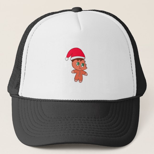Gingerbread Trucker Hat (Front)