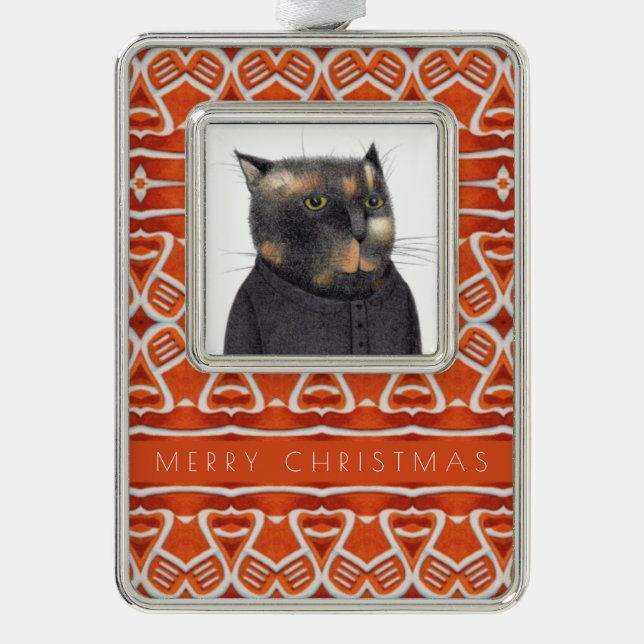 GINGERBREAD Vertical Framed Ornament (Front)