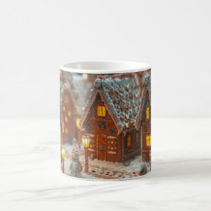 “Gingerbread Village Glow Mug” Coffee Mug
