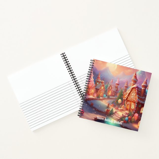Gingerbread Village Notebook (Inside)