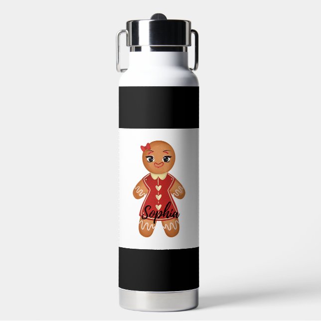 Gingerbread Water Bottle (Front)