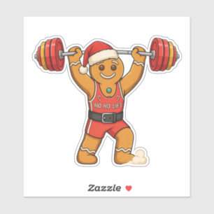 Gingerbread Weightlifter Christmas 2026 Holiday F