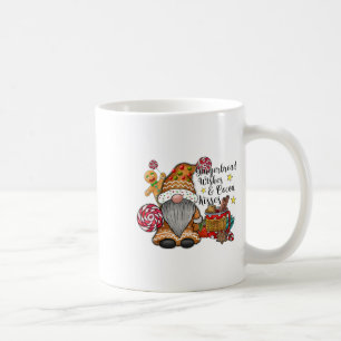 Gingerbread Wishes And Cocoa Kisses Gnome Christma Coffee Mug